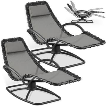 Ligstoel Toulon, ergonomisch, schommelfunctie, Verzenden, Nieuw