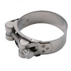 Exhaust band clamp 74/79 mm stainless steel T304, Auto-onderdelen, Ophalen of Verzenden, Nieuw