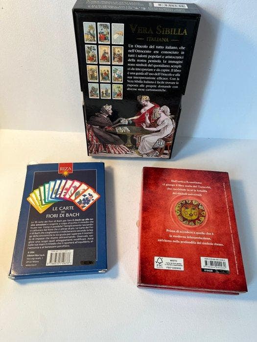 Tarotkaarten - Sibille-tarocchi-fiori di Bach - Papier, Antiek en Kunst, Antiek | Boeken en Manuscripten