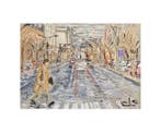 David Izquierdo (1967) - Paseando en Passeig de Gràcia