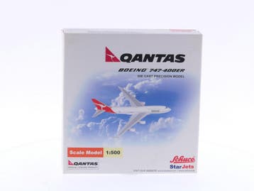 Schaal 1:500 Schuco/Star Jets 355 7614 Qantas Airways - B..., Ophalen of Verzenden