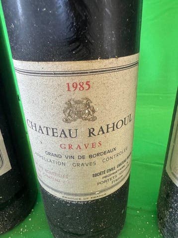 1985 Château Rahoul - Graves - 5 Bouteilles (0,75 L), Collections