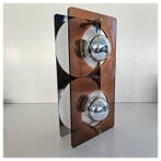 Jocelyne Trocmé - Lampe murale - Plexiglas, Chrome