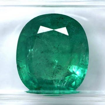 1 pcs Vert Émeraude - 6.31 ct - International Gemological, Nieuw