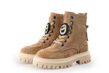 Nubikk Veterboots Meisjes in maat 26 Bruin, Kinderen en Baby's, Kinderkleding | Schoenen en Sokken, Verzenden, Jongen of Meisje