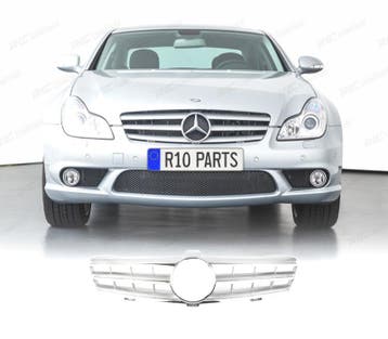 CALANDRE SPORT AMG MERCEDES CLS W219 04-10 CHROMÉ ARGENT, Verzenden