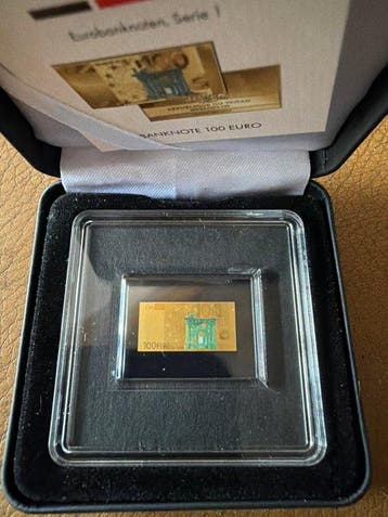Tsjaad. 3000 Francs 100 Euro - 1/1000 (.999) mit CoA (Zonder