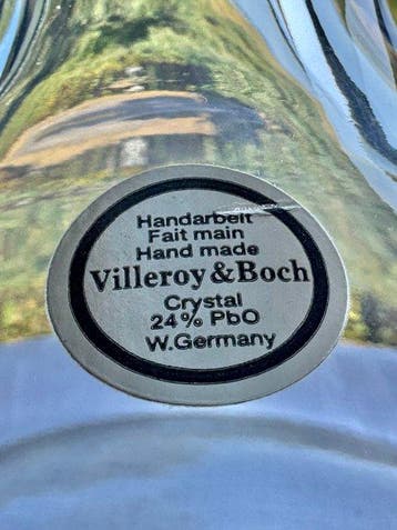 Villeroy & Boch - Mid-Century Modern - Karaf - Kristal -, Antiek en Kunst