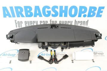 AIRBAG SET – DASHBOARD LEER ZWART STIKSEL RANGE ROVER SPORT, Auto-onderdelen, Gebruikt, Land Rover