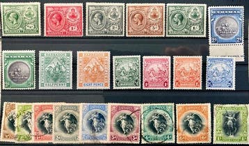 Britse Gemenebest 1882/1910 - Antigua, Bahamas, Barbados,, Gestempeld