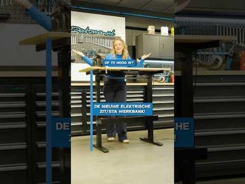 Datona Verstelbare werkbank – elektrisch in hoogte, Doe-het-zelf en Bouw, Werkbanken, Ophalen of Verzenden, Nieuw
