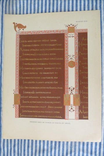 [Vivian Bible] Première Bible de Charles le Chauve = 8, Antiquités & Art