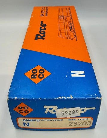 Roco N - 23203 - Stoomlocomotief met tender (1) - Met de, Nieuw