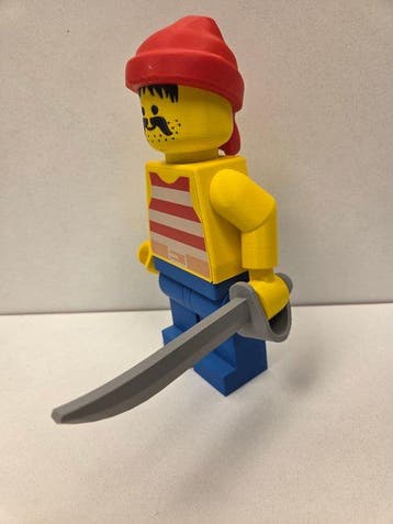 Lego MOC (My own creation) - Minifigures - Piraat groot, Kinderen en Baby's, Nieuw