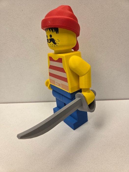 Lego MOC (My own creation) - Minifigures - Piraat groot, Kinderen en Baby's, Speelgoed | Duplo en Lego