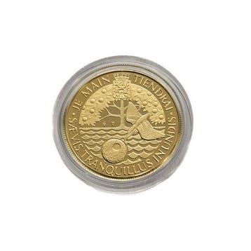 Nederland. Gold medal Willem-Alexander, vorst in Goud