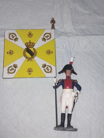 Militaire miniatuur beeldjes - Porte-drapeaux napoléoniens, Nieuw