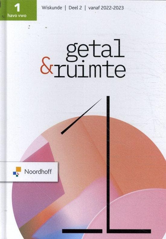 1 havo/vwo deel 2 / Getal en Ruimte / Leerboek 9789001302474, Boeken, Wetenschap, Gelezen, Verzenden