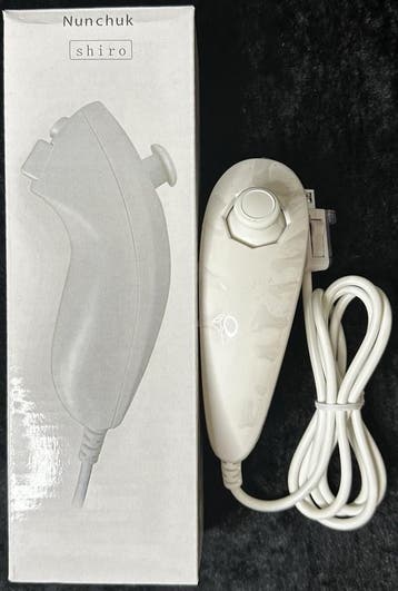 Wii Nunchuk Controller Wit Nieuw, Consoles de jeu & Jeux vidéo, Verzenden