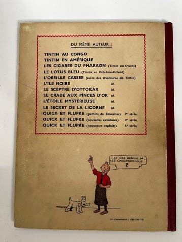 Hergé - 1 album - Tintin - Le Secret de la Licorne - EO -, Nieuw