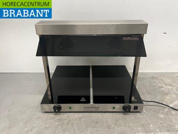 Plaque chauffante Caterchef en acier inoxydable 2 x 1/1 GN, Verzenden