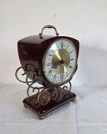 Horloge de table - Vintage Bois - 1960-1970