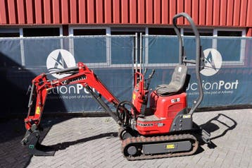 Veiling: Minigraver Yanmar SV08 Diesel 2014, Ophalen