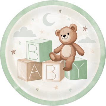 Borden Teddy Beer Baby 23cm 8st, Verzenden