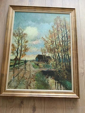 M.L.Middelhoek (1898-1986) - Natuur bij Zuidland