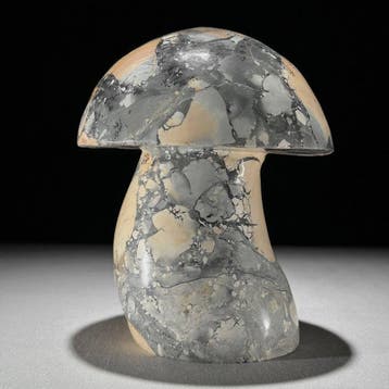 Sans réserve - Sculpture de champignon en jaspe Maligano, Antiquités & Art