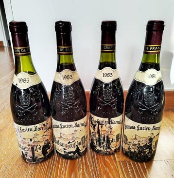 1985 Lucien Barrot château Neuf du pape - Côtes-du-Rhône - 4
