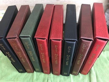Pays-Bas - Huit albums Importa portes-timbres avec cassette,
