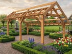 Veiling - Traditionele Douglas kapschuur 660x460x325 cm, Tuin en Terras, Overkappingen, Nieuw