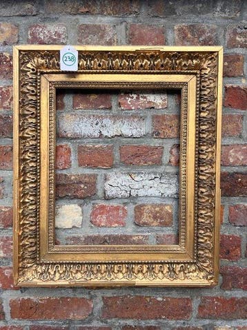 Lijst - 238. Antieke goud vergulde schilderijlijst, te