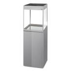 Osaka Glossy ST Grey 50cm Cube met meubel inclusief Day en N, Ophalen of Verzenden, Leeg aquarium