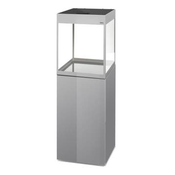 Osaka Glossy ST Grey 50cm Cube met meubel inclusief Day en N, Animaux & Accessoires, Ophalen of Verzenden, Leeg aquarium
