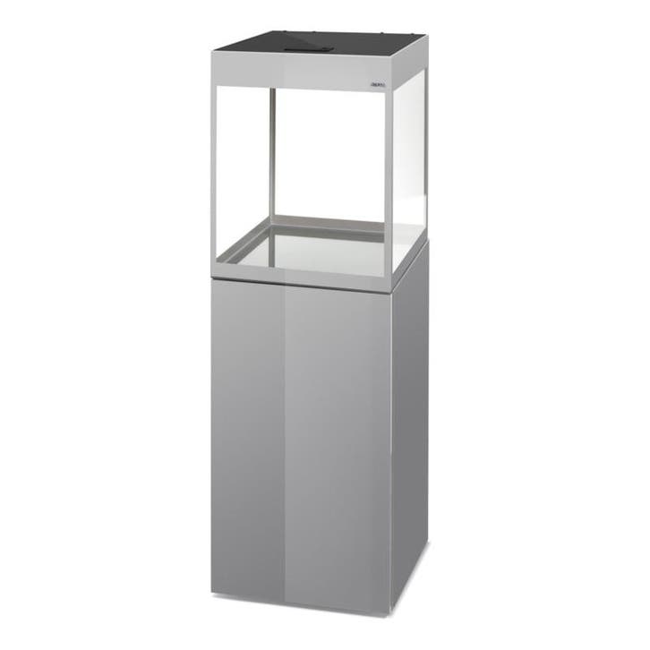 Osaka Glossy ST Grey 50cm Cube met meubel inclusief Day en N, Animaux & Accessoires, Poissons | Aquariums & Accessoires, Enlèvement ou Envoi