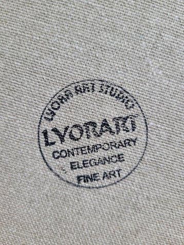 Lyora Art - GOLDEN JOURNEY #50(XL) Acrylic painting - Hand