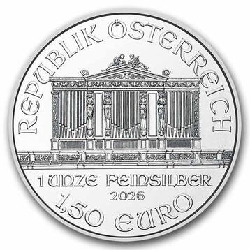 Oostenrijk. 2026 1 oz €1.5 EUR Austrian Silver Philharmonic