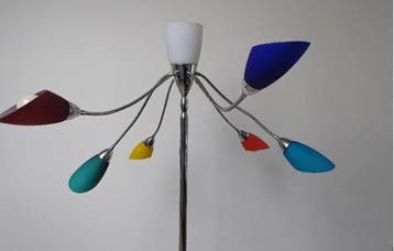 de majo - Poli Po“ – Italien, 1990er - Uplighter vloerlamp -