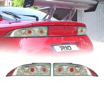 Feux Arrière Pour Mitsubishi Eclipse 95 Fond Chromé, Verzenden