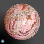 rhodochrosiet Gepolijste bol van rhodochrosiet - Hoogte: 54