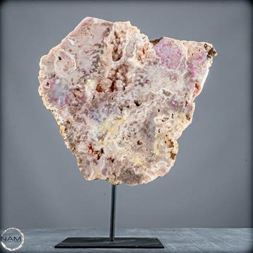 Roze-amethist met paarse amethist – natuurlijke druse op