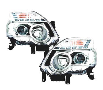 Phares Pour Nissan X-Trail 11-13 Gris Fumé, Verzenden
