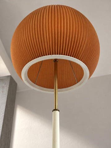 Staande lamp - vloerlamp - Messing, Metaal - Space Age-lamp