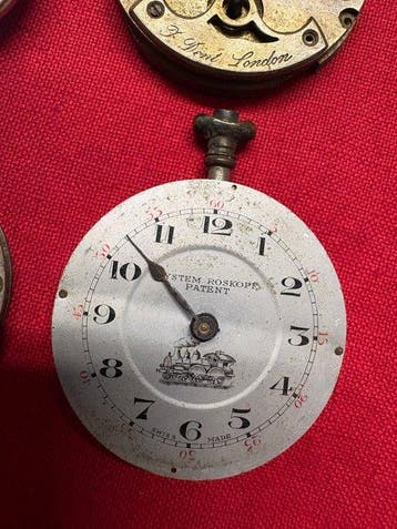 Lot System Roskopf Patent (Swiss Made) * J. First London *, Antiek en Kunst, Antiek | Klokken