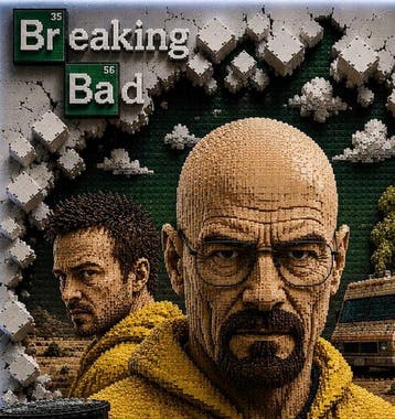 Lego Merchandise - Art - Breaking Bad – The One Who Knocks, Nieuw