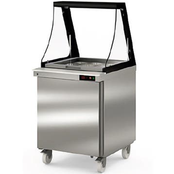 Saladette | US RANGE | 204L | 1 Deur | Boven 9x 1/6 GN |, Verzenden, Nieuw in verpakking