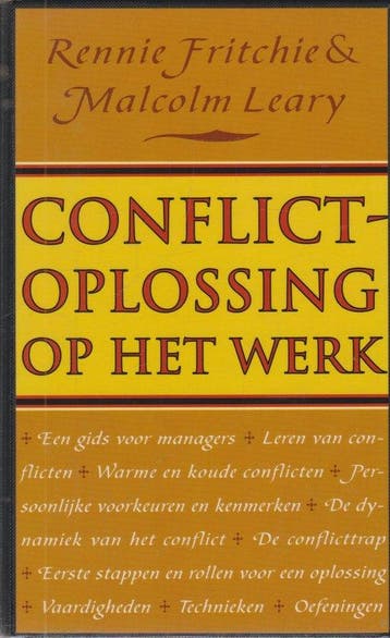 CONFLICTOPLOSSING OP HET WERK 9789057120855 R. Fritchie, Verzenden, Zo goed als nieuw, R. Fritchie