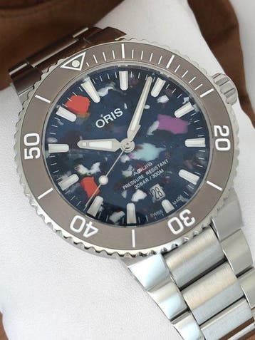 Oris - Aquis Date Upcycle Automatic - Sans prix de réserve -, Nieuw